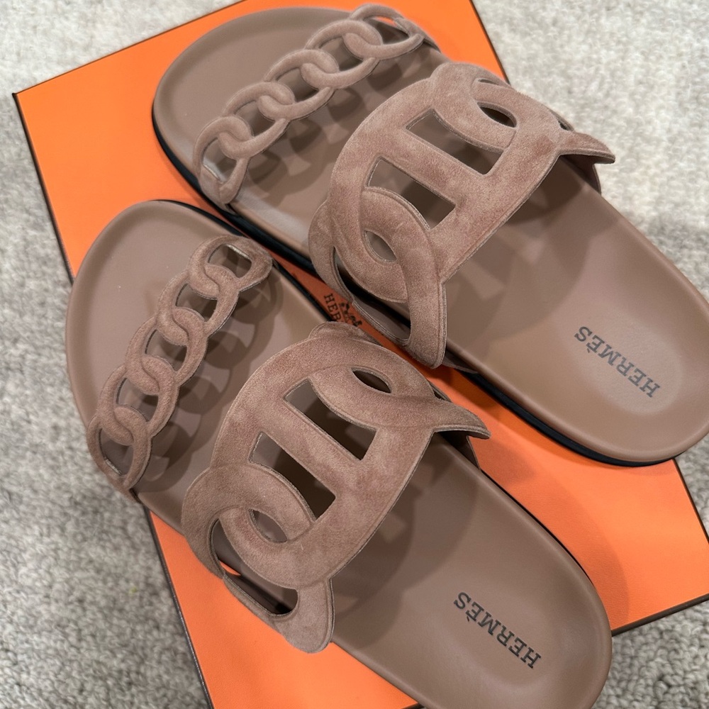 Hermes Extra Sandal (Rose Perle Color)